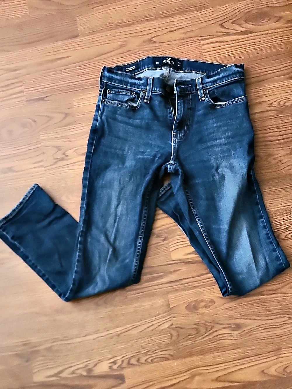 Hollister Epic Flex Slim Straight Jeans Blue Waist 28 Length 30